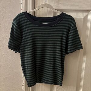 Hollister striped baby tee